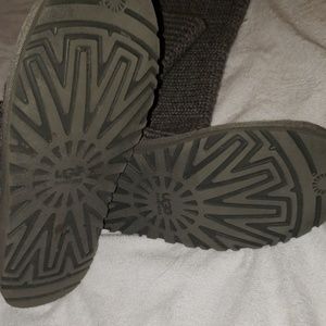 UGG Shoes - Ugg cable knit gray button boots UGG Shoes - Ugg cable knit gray button boots